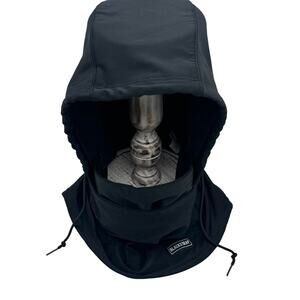BlackStrap Hood Balaclava Adults One Size Solid Black Face Mask Head Neck Cover